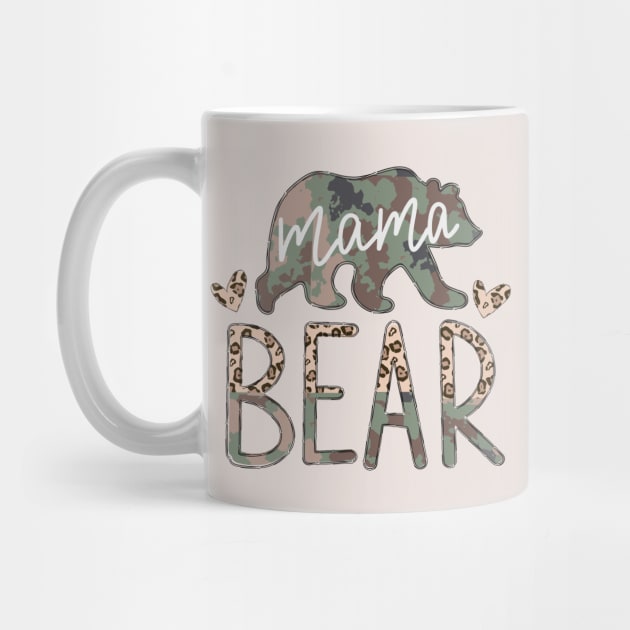 Mama Bear Camo Design by Mastilo Designs